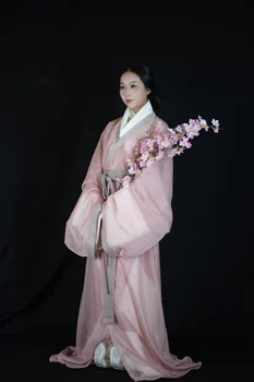 Восстановленный стиль, Марлевая одежда Mawangdui Qu Shu, Розовый жаккардовый стиль
