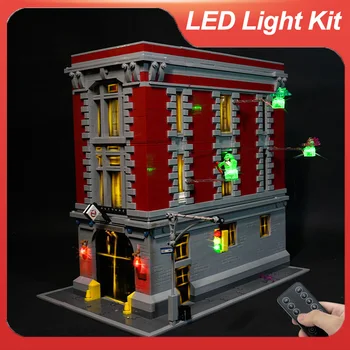 Набор светодиодных ламп для 75827 строительных блоков City Street Ghostbusters Штаб-квартира пожарной части (не включает модель строительных блоков)